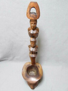  carving image : ethnic tree carving ( size :160mm×180mm× height 630mm)|230911*