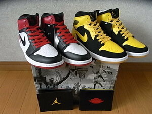 ★新品未使用★ NIKE ナイキ AIR JORDAN 1 BMP OLD LOVE NEW LOVE (316132-991) エア ジョーダン ブラック レッド / ブラック イエロー 