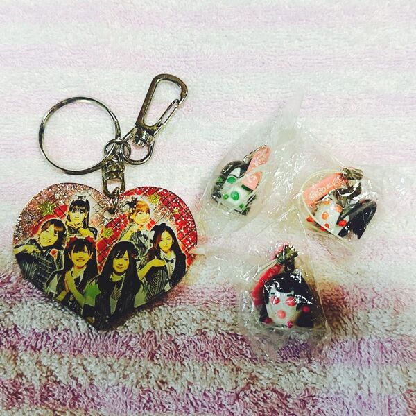 AKB48 キーホルダー ぷっちょ さしはらっちょ、きたはらっちょ、たかじょうっちょ