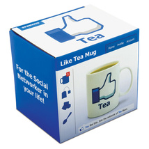 Facebookフェイスブック Like いいね！風　Tea デザインマグカップ_画像1