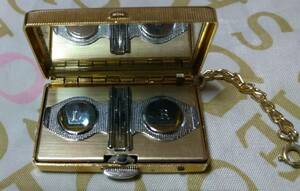 * hard contact lenses for contact lens case 50 year and more front. lens attaching Showa Retro / antique lens case 