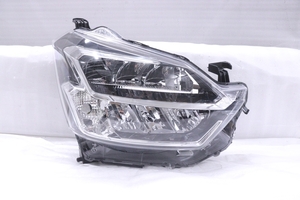 33-2010★【値下】美品★LED LA350S ミライース★右ヘッドライト KOITO 100-69042 打刻:M ユニット ブラック 純正★ダイハツ (RO)