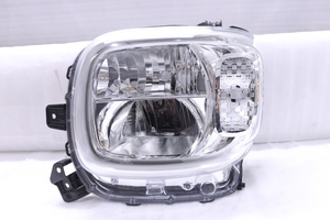 34-736★【値下】美品★LED MK53S スペーシア★左ヘッドライト ICHIKOH 1959 打刻:DL ユニット メッキ 純正★スズキ (UK)