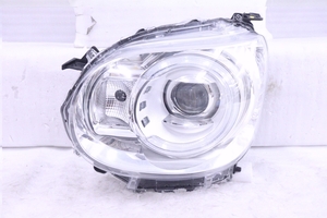 23-1702★【値下】美品 LED LA800S ムーヴキャンバス★左ヘッドライト KOITO 100-69038 打刻:８L メッキ 純正★ダイハツ LA810S (UK)