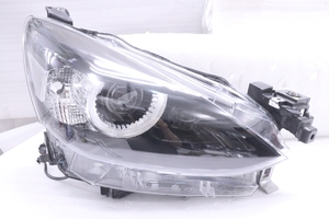 39-762★美品★LED DJ5FS MAZDA2★右ヘッドライト KOITO 100-8N01H 打刻:DD ユニット ブラック 純正★マツダ (QT)