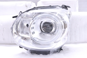 39-2342★美品★LED LA800S ムーヴキャンバス★左ヘッドライト KOITO 100-69038 打刻:8L ユニット メッキ 純正★ダイハツ (DM)