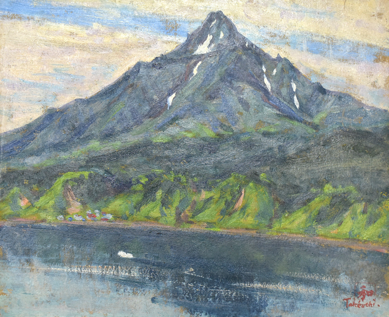 画品のある柔らかいタッチで描く情緒豊かで画家の息使いを感じる作品で
