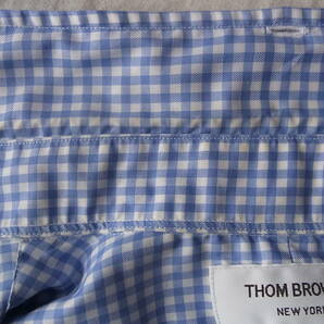 THOM BROWNE トム ブラウン ギンガムチェック柄 ボタンダウンシャツ サイズ 0 MADE IN USAの画像9