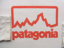 patagonia 　パタゴニア　ポリエステル100%　ロゴプリントTシャツ　サイズ S 　 ホワイト_画像3