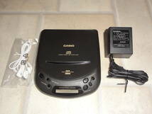 "どうしてこのメーカーを選んだの? " 実働 1bit DAC CASIO PORTABLE COMPACTDISC PLAYER PZ-800 AC ADAPTER付 2電源_画像1