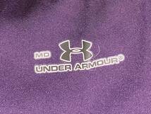 D/ UNDERARMOUR アンダーアーマー ジャージ トレーニングウェア 良品 レディース 紫×黄_画像4