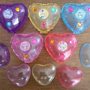 hugっと!プリキュアハート型 ケース5個 シールまとめ売り