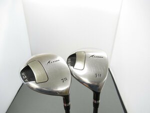 中古◆アキラ　AKIRA　ADR　Premium　プレミアム　5Wと7W　2本セット◆Tour　AD　MJ-6(S)