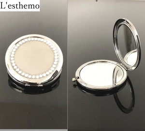  scratch equipped L'esthemo compact mirror hand-mirror 