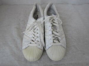 adidas superstar foundation（アディダス スーパースター ファンデーション）(B27136)　白白レザー　27㎝ US9　　2014年製　ok2309D