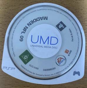 Madden NFL 09 海外版 欧州版 PSP UMDのみ