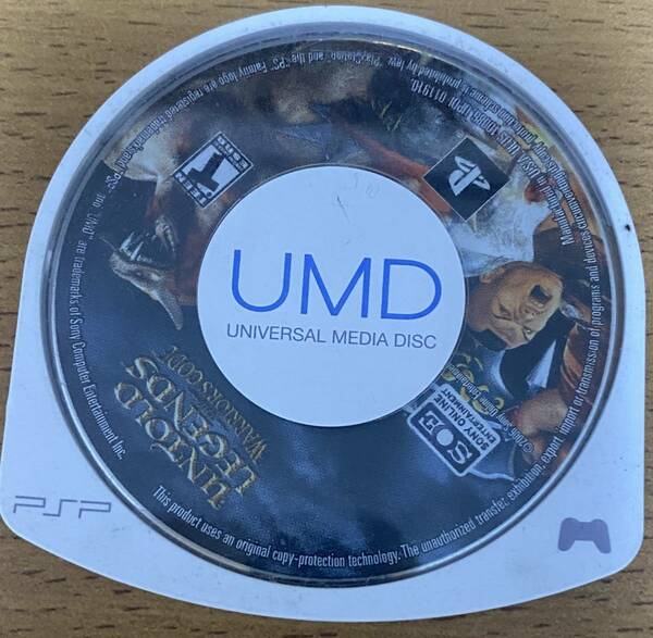 Untold Legends: The Warriors Code 海外版 北米版 PSP UMDのみ