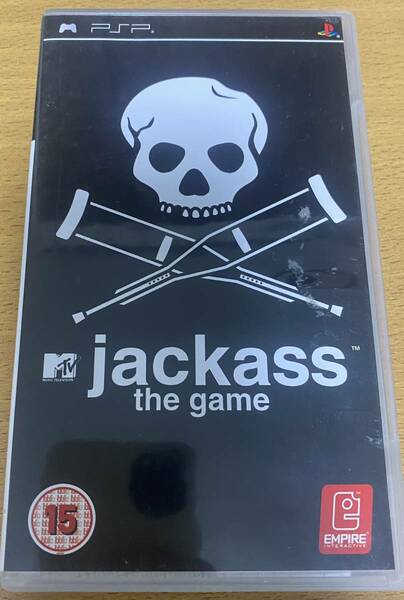 ★海外版・欧州版★PSP★ Jackass: The Video Game 中古 説明書ダメージ