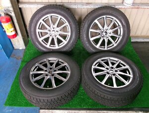 MANARAY　SPORT　17インチ　17X7J+38　5H　PCD114.3　グットイヤー　225/65R17　スタッドレス　4本セット　Y0955