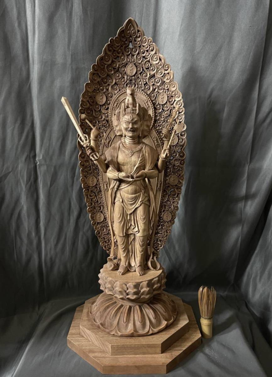 ヤフオク! -「観音菩薩 仏像 木彫り」の落札相場・落札価格