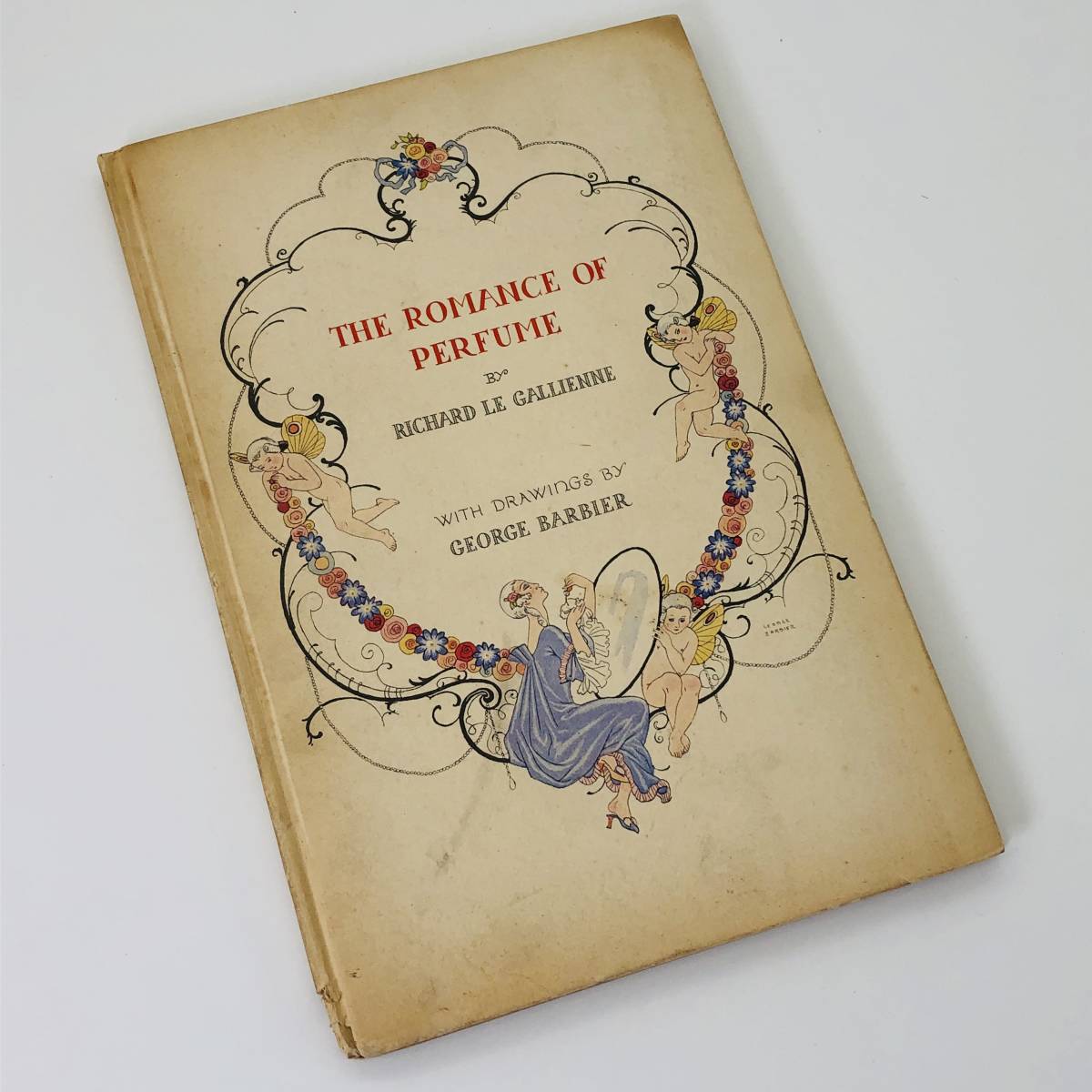 ジョルジュ・バルビエ 挿画本 『香水のロマンス』 1928年 小冊子付き 洋書-