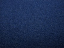 ウール100 フラノ 光沢 高級スーツ 中厚 巾153cm 長4m 紺色 [f425]_画像3