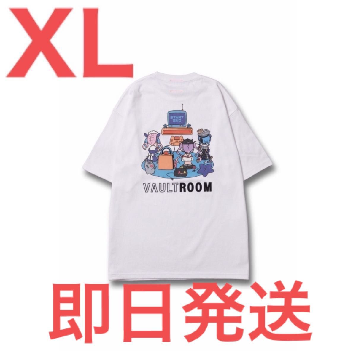 VAULTROOM STARTEND TEE スターテンド ホロライブ 白 M