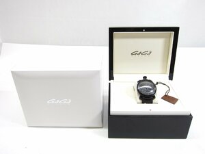 GaGa MILANO ガガミラノ 5012 マヌアーレ 5012 ブラック 手巻き機械式 腕時計 ∠UP3744