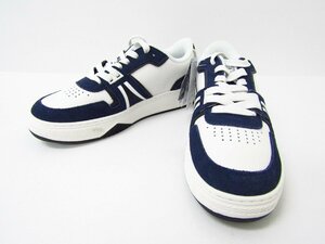 LACOSTE ローカットスニーカー / WHITE × NAVY / ラコステ SIZE:US7 スニーカー 靴 ≡SH6787