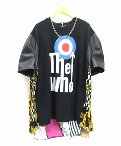 JUNYA WATANABE COMME des GARCONS THE WHO частота футболка do King cut and sewn SIZE:S женский одежда *UF3893