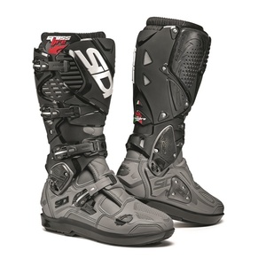 9.5/43 (26.5~27.0cm) MXブーツ SIDI CROSSFIRE3 グレー/ブラック SRS 交換式ソール モトクロス 正規輸入品