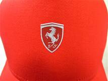PUMA FERRARI プーマ フェラーリ コラボ ロゴ入り キャップ　AD フリー（57～60cm）赤　②_画像3