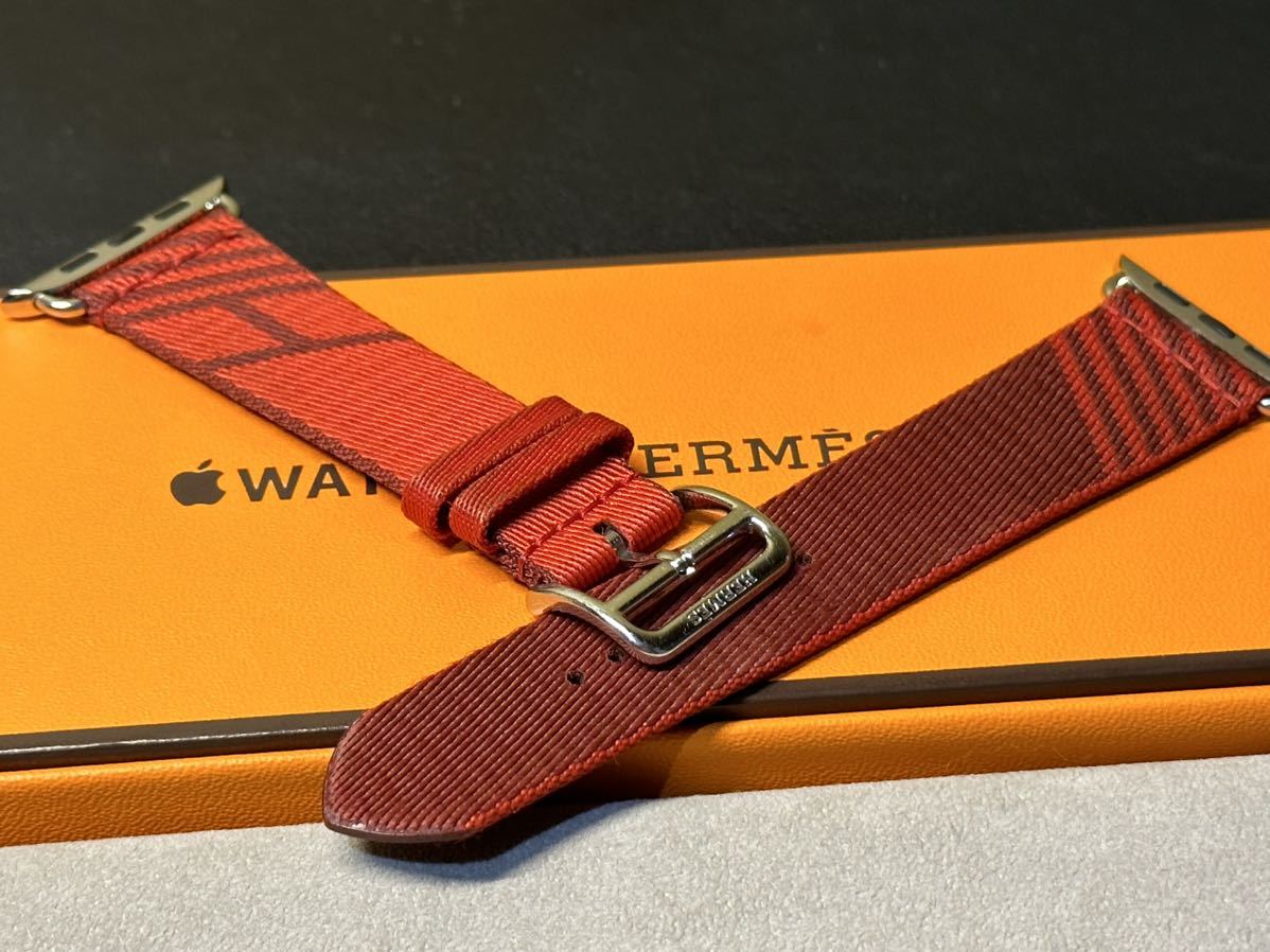 ☆未使用 即決 Apple Watch Hermes 45mm 44mm ジャンピング クラフト