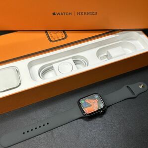 ★即決 美品 Apple Watch series6 HERMES 44mm ブラック ステンレス アップルウォッチ エルメス 黒 GPS+Cellular 988の画像2
