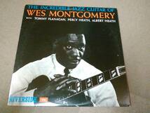 す1-e09【匿名配送・送料込】LP WES MONTGOMERY/THE INCREDIBLE JAZZ GUITAR 型番：OJC036（RLP9320）ウェス・モンゴメリー_画像1