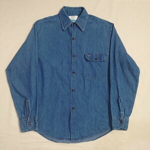 70s Sears シアーズ　デニムワークシャツ ビンテージデニム ビンテージワークシャツ ビンテージデニムワークシャツ ビンテージデニムシャツ