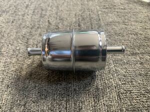  chrome fuel filter 5/16 -inch new goods. Impala bell air L kami-no Camaro Corvette Impala fuel 