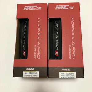 【070新品未使用】 IRC 井上ゴム工業 FORMULA PRO RBCC HP97 700×25C チューブレス 2本セット