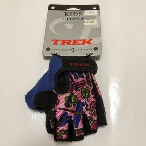 【080新品未使用】 1円スタート トレック TREK キッズ サイクリング グローブ ハーフフィンガー サイズ不明