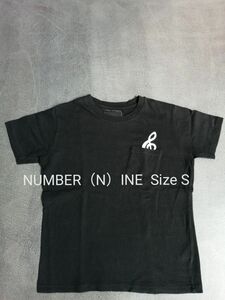 NUMBER (N)INE ナンバーナイン　半袖Ｔシャツ　ブラック　サイズS