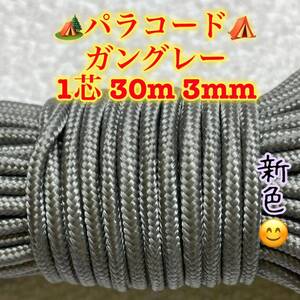 ☆★パラコード★☆１芯 ３０m ３mm☆★１８番★手芸とアウトドアなど用★