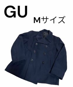 【美品】GU ジーユー　ピーコート　コート　メンズ　Mサイズ