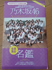 付録のみです 週刊プレイボーイの付録 乃木坂46 全員集合名鑑 第１回お見立て会