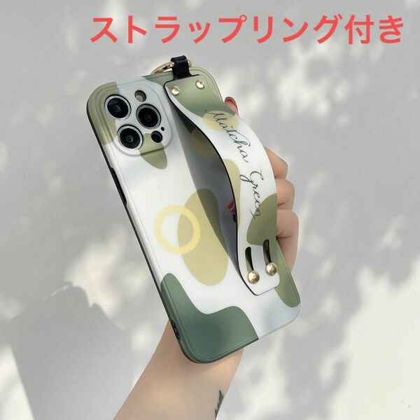 iPhone 14 Pro ケース バンド シリコンカバー 韓国 可愛い おしゃれ アイフォン ケース