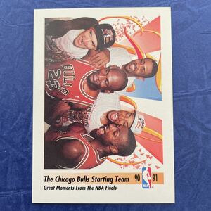 1991-92 SkyBox #337 Bulls Team/Michael Jordan★Pippen/Grant/Paxon/Cartlight★NBA HOF LEGEND CHICAGO★マイケル・ジョーダン★激レア