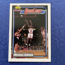 Michael Jordan★1992-93 Topps #3 HL★NBA HOF LEGEND★Chicago Bulls★マイケル・ジョーダン★ビンテージカード★激レア_画像1