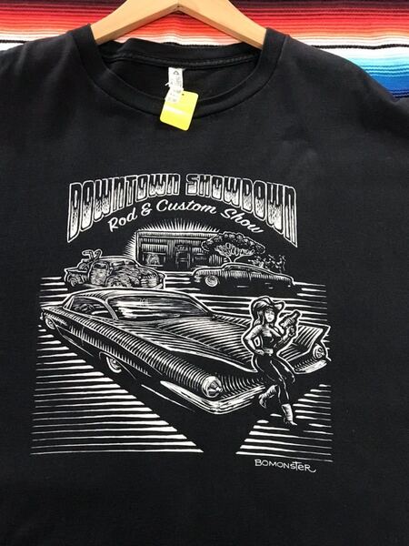Downtown Showdown Rod& Custom Show Tシャツ ニューメキシコ州 ホットロッド マッスルカー ビンテージ 世田谷ベース 古着 アメカジ
