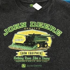 John Deere Tシャツ　ジョンディア　トラクター　耕運機　アメリカ　ビンテージ　企業　カンパニー　世田谷ベース　古着　アメカジ