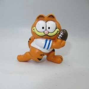 80's GARFIELD★ガーフィールド★PVC★フィギュア★人形★ぬいぐるみ★ビンテージ★ラグビー★