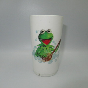 1987年★ビンテージ★カーミット★マペットショー★KERMIT★カップ★ぬいぐるみ★人形★フィギュア★セサミストリート